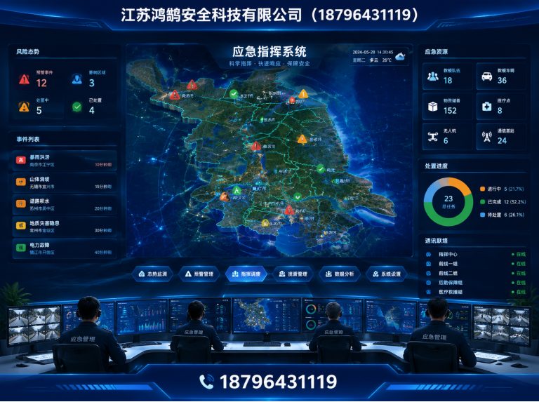 邢台应急指挥系统展示图